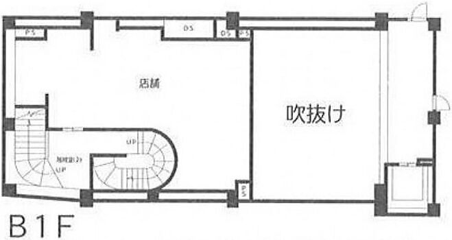銀座清月堂ビル 地下1階 平面図