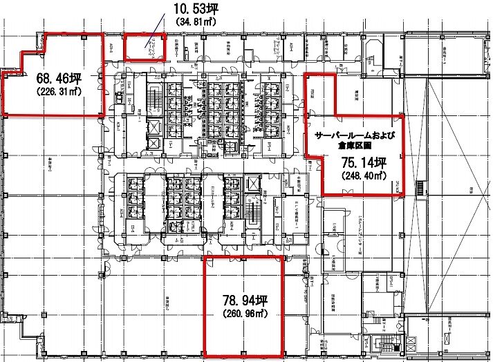 品川グランドセントラルタワー 5階 78 94坪 の情報 賃貸オフィス 貸事務所 東京ベストオフィス Tokyo Best Office