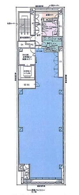 芝浦クリスタル 銀座 6階 平面図
