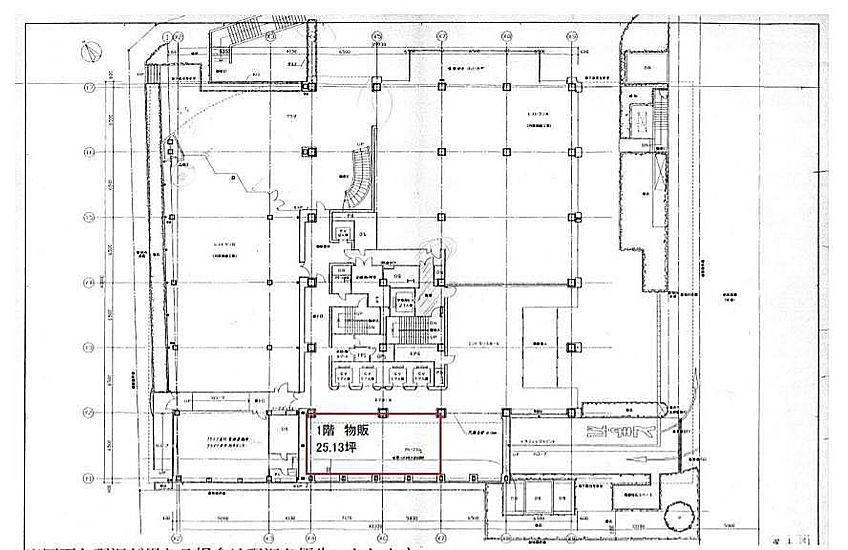 MFPR渋谷ビル 1階 平面図