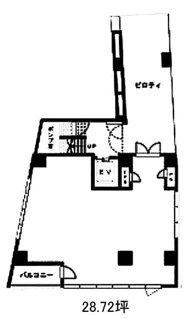 JECTONE神宮前ビル 1階 平面図