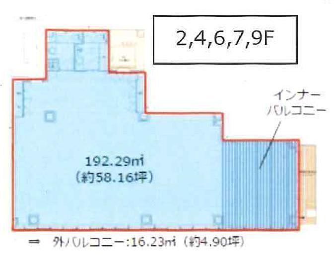 CIRCLES日本橋馬喰町 4階 平面図