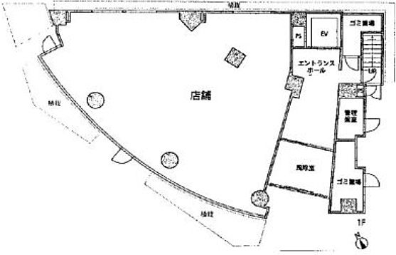 55-1麻布台 1階 平面図