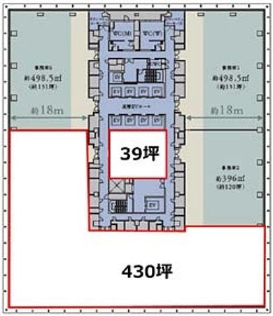 KANDA SQUARE(神田スクエア) 19階 平面図