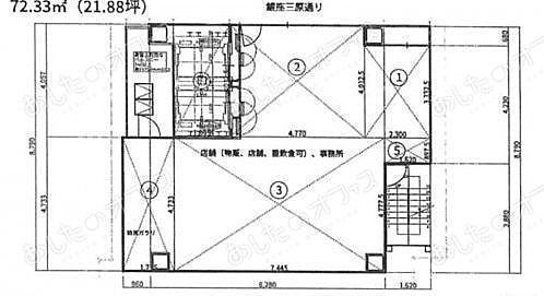サクラマークス銀座612 3階 平面図