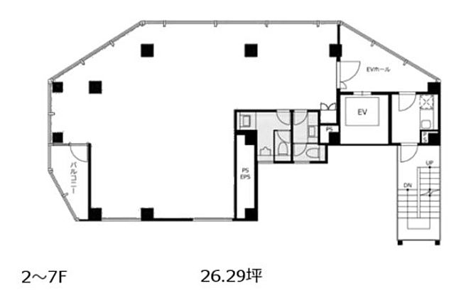 VORT新橋NEX 7階 平面図