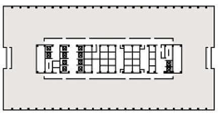 霞が関ビルディング 12階1218 平面図