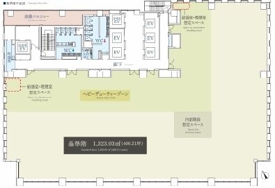 新虎安田ビル 12階 平面図