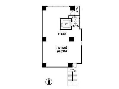 6階(店舗限定)の間取り画像