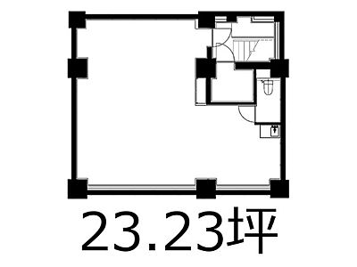 地下1階(店舗可)の間取り画像