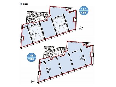 9階~10階の間取り画像