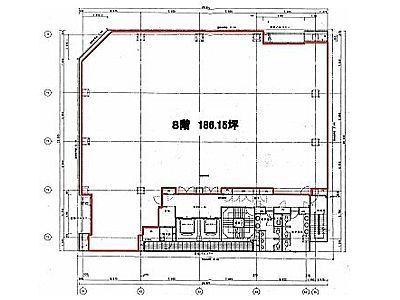 8階(店舗可)の間取り画像
