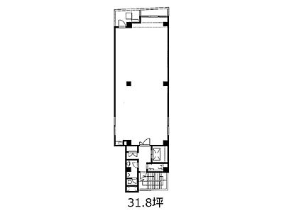 6階Aの間取り画像